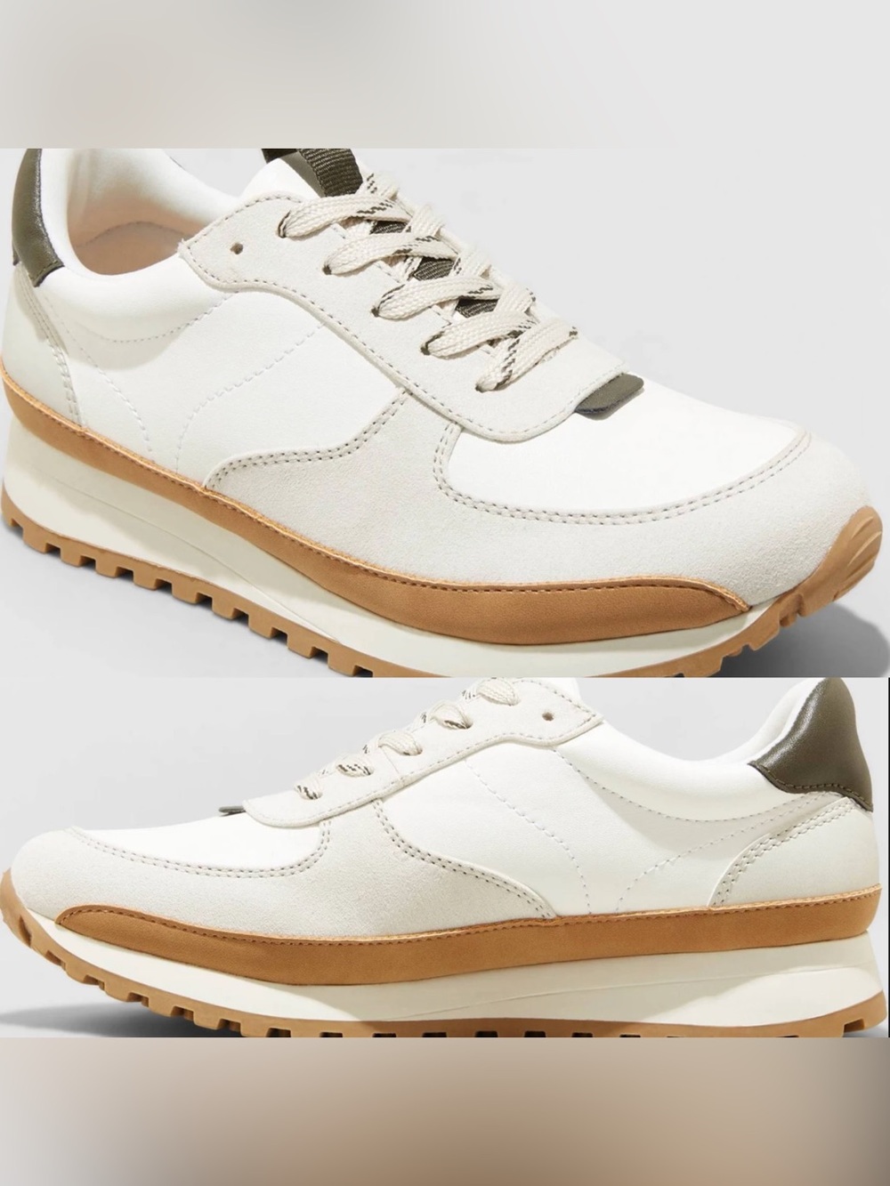 Universal Thread Maria Sneakers in White & Grey Women's US Size 6.5